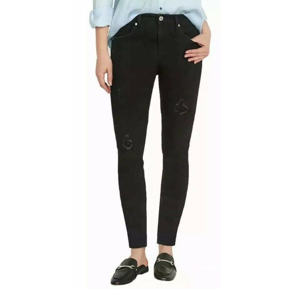 B.D.B Ladies' Rip & Repair Mid-Rise Skinny Jeans
